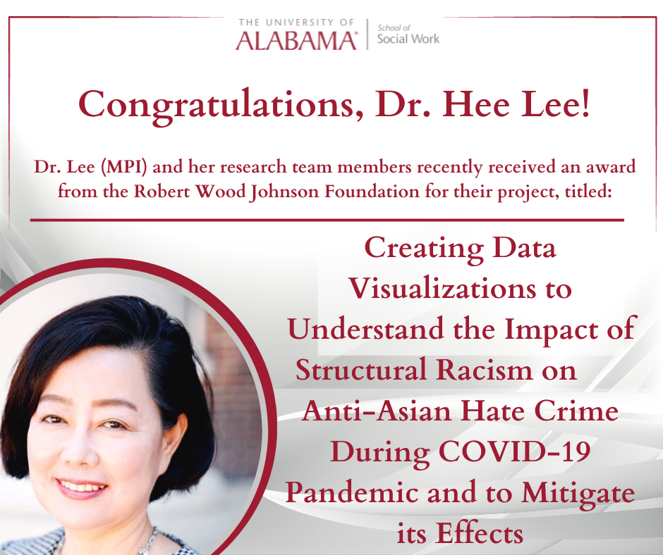 Graphic Announcement for Dr. Hee Lee