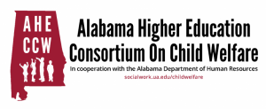 logo of the Alabama Higher Education Consortium on Child Welfare