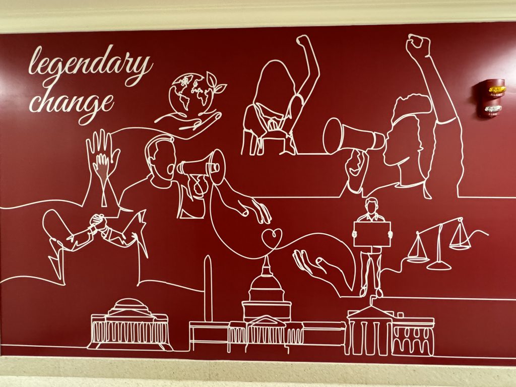 Little Hall wall murals