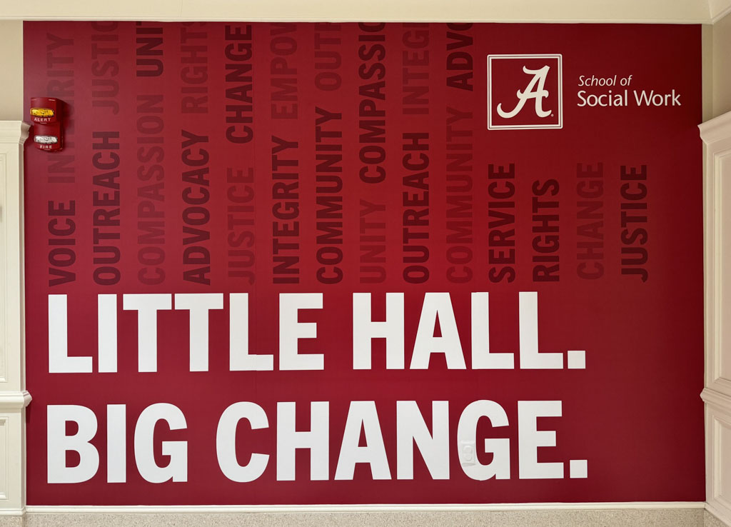 Little Hall wall mural